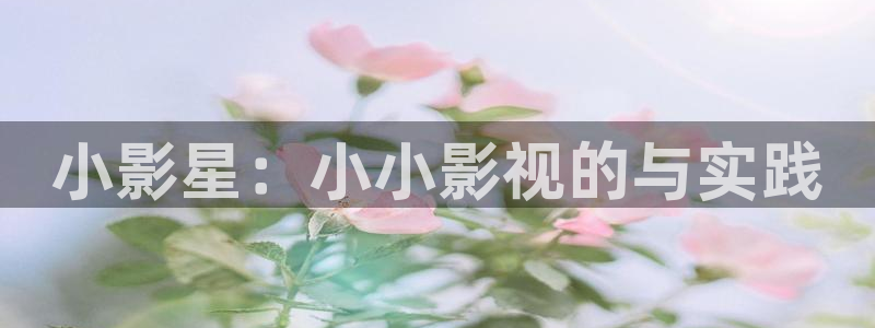 九九热视频在线观看视频：小影星：小小影视的与实践
